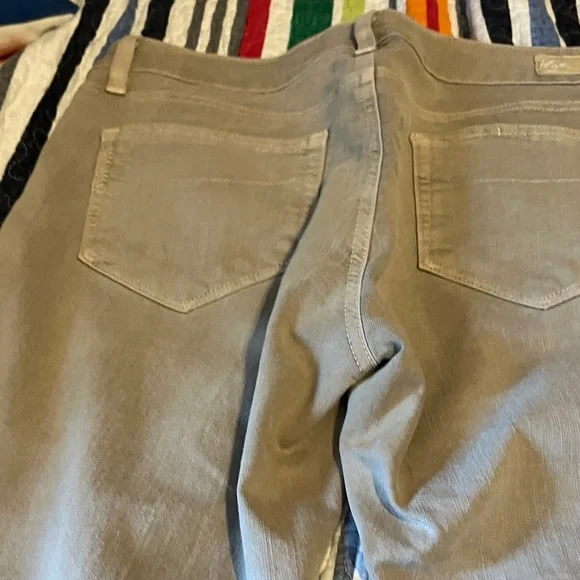 PAIGE Beige Patterned Denim - Picture 9 of 11